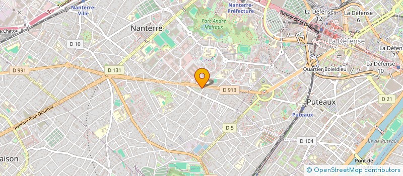 localisation de l'entreprise MONSIEUR AYOUB BOUMALK  NANTERRE