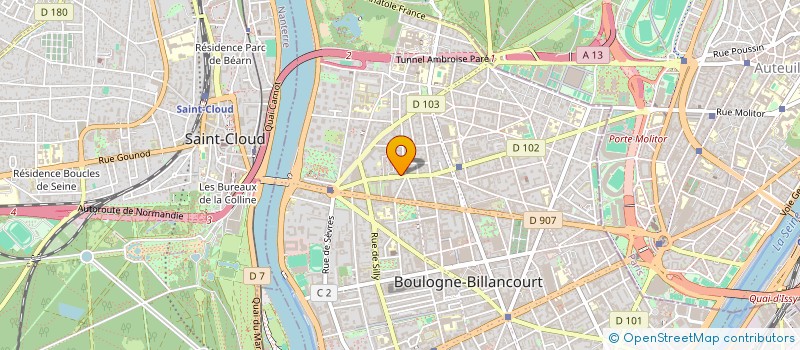 localisation de l'entreprise MONSIEUR AYOUB BOURAHEL à BOULOGNE-BILLANCOURT