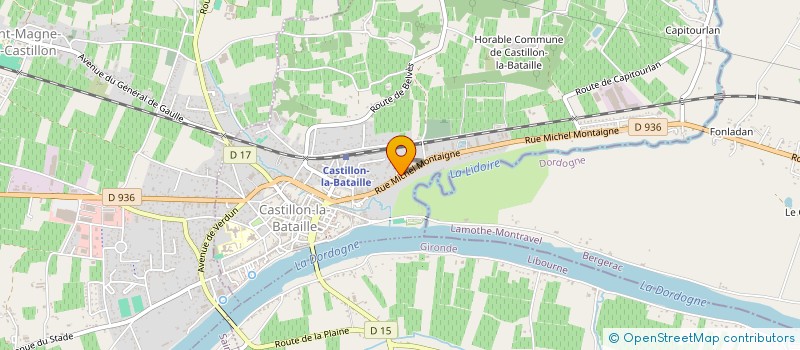 localisation de l'entreprise MONSIEUR AYOUB BOURHIM  CASTILLON-LA-BATAILLE