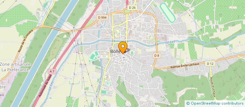 localisation de l'entreprise MONSIEUR AYOUB BOUROUINA  BOLLENE