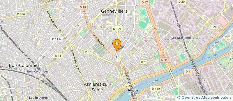 localisation de l'entreprise MONSIEUR AYOUB BOUZID  ASNIERES-SUR-SEINE