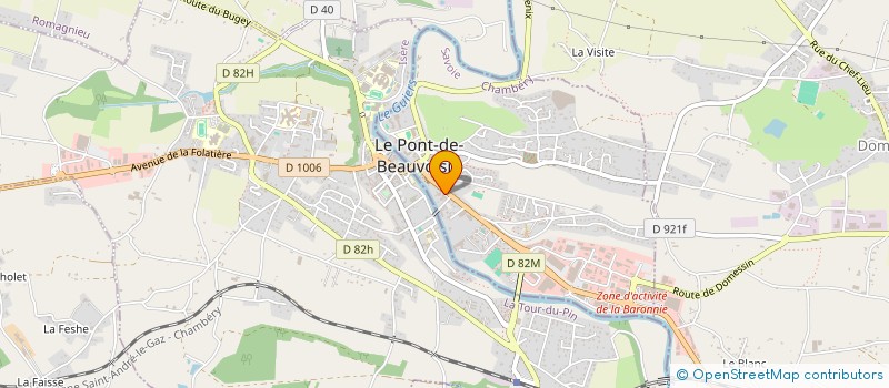 localisation de l'entreprise MONSIEUR AYOUB CHAFCHAFI  LE PONT-DE-BEAUVOISIN