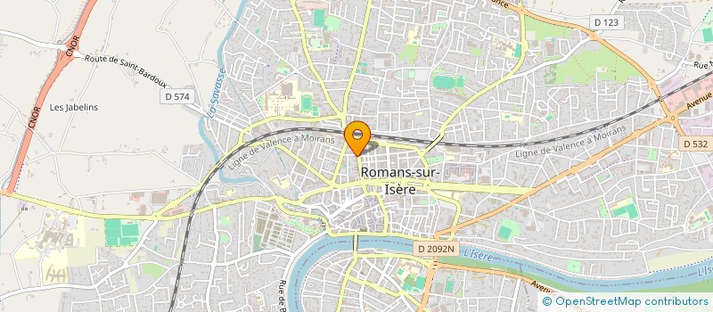 localisation de l'entreprise MONSIEUR AYOUB CHARICHI  ROMANS-SUR-ISERE