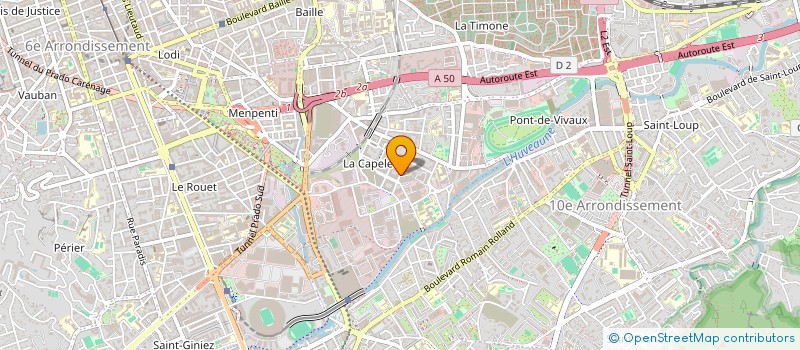 localisation de l'entreprise MONSIEUR AYOUB COUJI à MARSEILLE