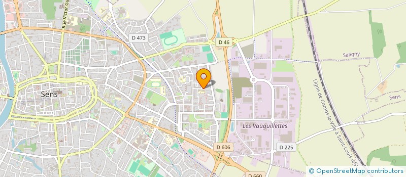 localisation de l'entreprise MONSIEUR AYOUB DAHCHOUR  SENS