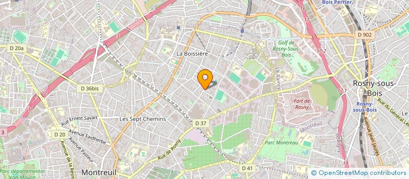 localisation de l'entreprise MONSIEUR AYOUB DAKACH à MONTREUIL