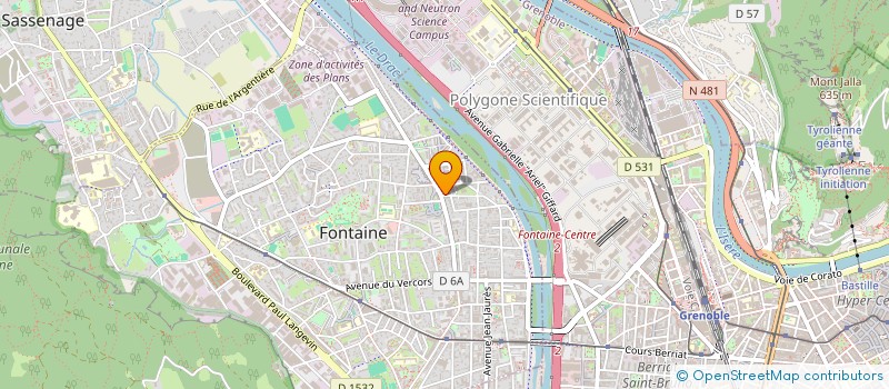 localisation de l'entreprise MONSIEUR AYOUB DERGHOUM  FONTAINE