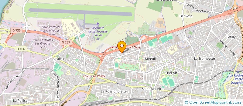 localisation de l'entreprise MONSIEUR AYOUB DINARBOUS  LA ROCHELLE