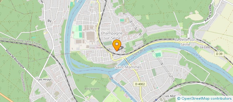 localisation de l'entreprise MONSIEUR AYOUB DIS  CHAMPAGNE-SUR-SEINE