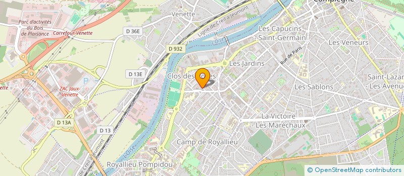 localisation de l'entreprise MONSIEUR AYOUB DJEDID  COMPIEGNE