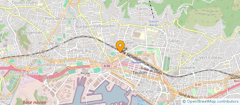 localisation de l'entreprise MONSIEUR AYOUB DOUMA  TOULON