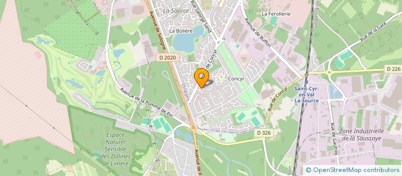 localisation de l'entreprise MONSIEUR AYOUB DURFORT à ORLEANS