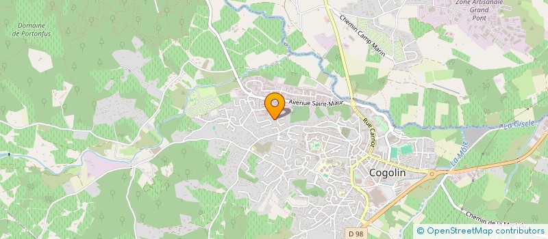 localisation de l'entreprise MONSIEUR AYOUB ECHARIF à COGOLIN