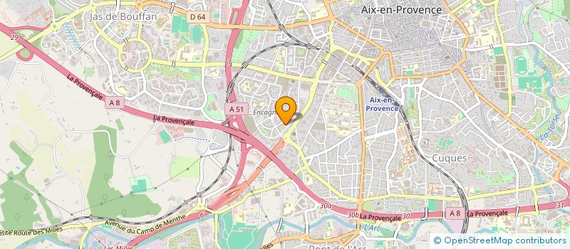 localisation de l'entreprise MONSIEUR AYOUB EL AQQAOUI  AIX-EN-PROVENCE