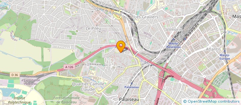 localisation de l'entreprise MONSIEUR AYOUB EL AZAR  PALAISEAU