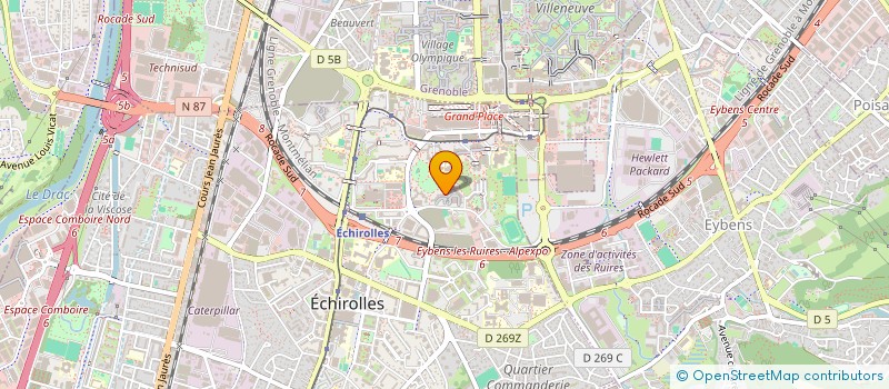 localisation de l'entreprise MONSIEUR AYOUB EL BEZZIMI à ECHIROLLES