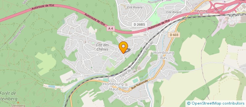 localisation de l'entreprise MONSIEUR AYOUB EL BOUKHLIKI à HOMBOURG-HAUT