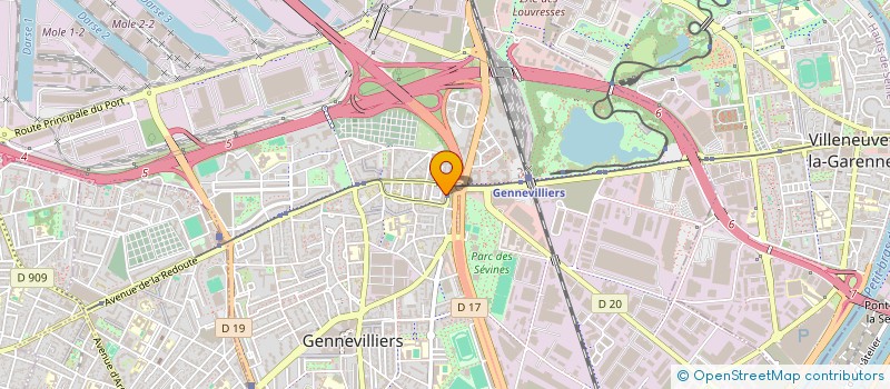 localisation de l'entreprise MONSIEUR AYOUB EL BOUKRI à GENNEVILLIERS