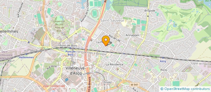 localisation de l'entreprise MONSIEUR AYOUB EL FAHSI à VILLENEUVE-D'ASCQ