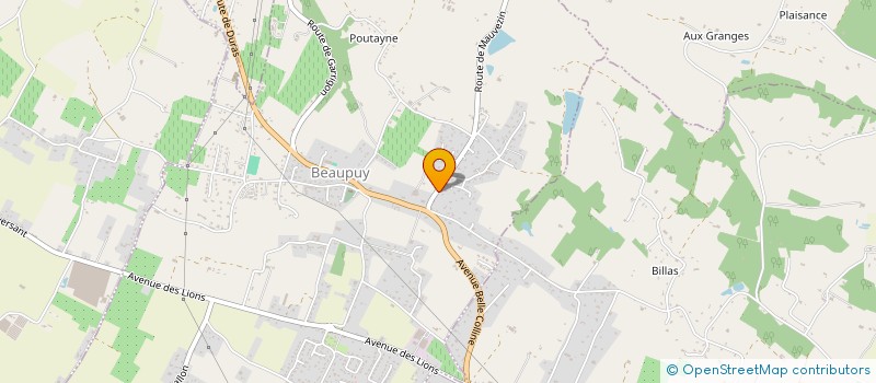 localisation de l'entreprise MONSIEUR AYOUB EL GHORD  BEAUPUY