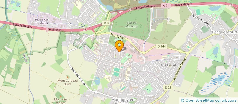 localisation de l'entreprise MONSIEUR AYOUB EL GUAMOUSSE  MONTIGNY-EN-OSTREVENT