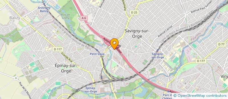 localisation de l'entreprise MONSIEUR AYOUB EL GUENDOUZ à SAVIGNY-SUR-ORGE