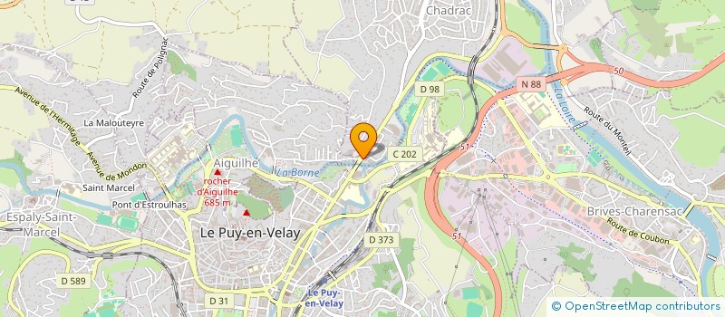 localisation de l'entreprise MONSIEUR AYOUB EL HATTAB  CHADRAC