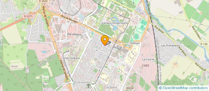 localisation de l'entreprise MONSIEUR AYOUB EL HOUJJAJI à ORLEANS