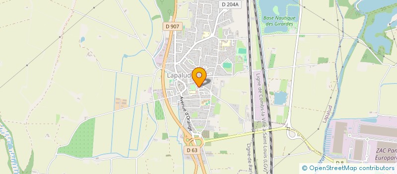 localisation de l'entreprise MONSIEUR AYOUB EL KIRET  LAPALUD