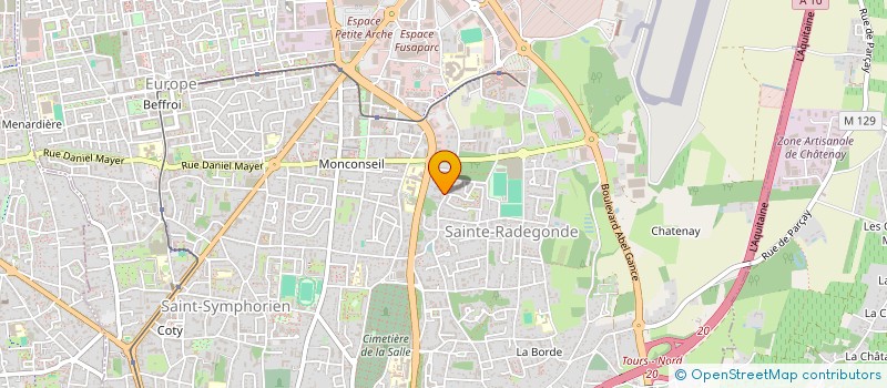 localisation de l'entreprise MONSIEUR AYOUB EL MORCHID  TOURS