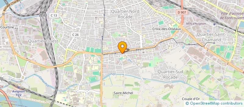 localisation de l'entreprise MONSIEUR AYOUB EL QANDOUSY  AVIGNON