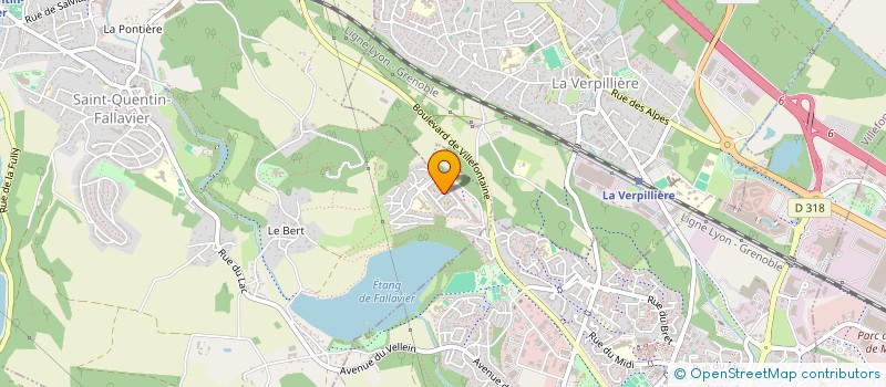 localisation de l'entreprise MONSIEUR AYOUB ELABDI à SAINT-QUENTIN-FALLAVIER