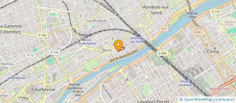 localisation de l'entreprise MONSIEUR AYOUB ENNHARI  COURBEVOIE