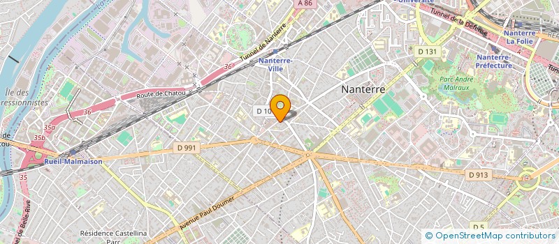 localisation de l'entreprise MONSIEUR AYOUB FATHI  NANTERRE