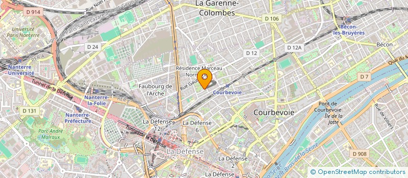 localisation de l'entreprise MONSIEUR AYOUB FECHTALA à COURBEVOIE