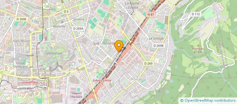 localisation de l'entreprise MONSIEUR AYOUB GDOURA  SAINT-MARTIN-D'HERES