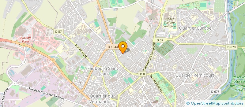 localisation de l'entreprise MONSIEUR AYOUB HARIAT  SAINT-QUENTIN