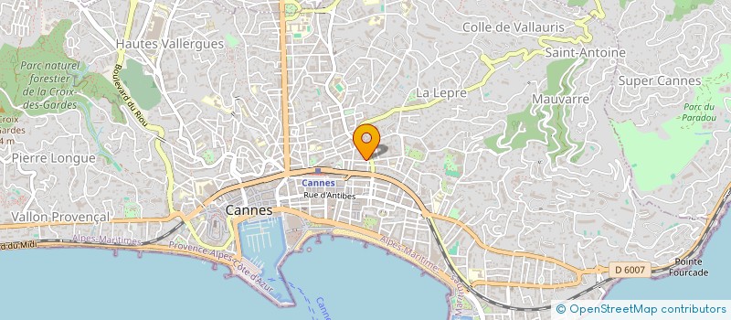 localisation de l'entreprise MONSIEUR AYOUB HARIZI à CANNES