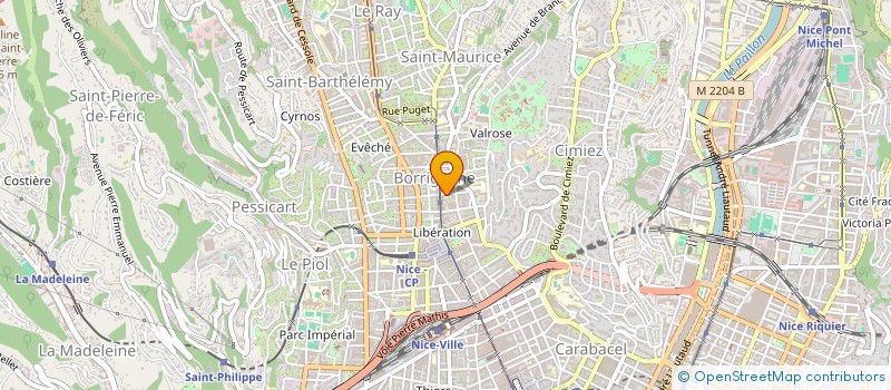 localisation de l'entreprise MONSIEUR AYOUB IZIMER à NICE