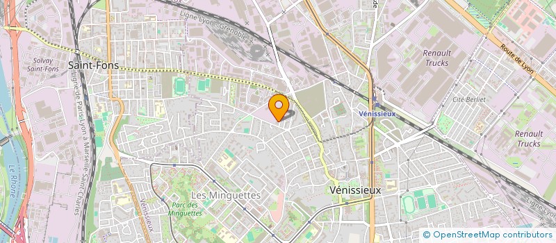 localisation de l'entreprise MONSIEUR AYOUB JABALI  VENISSIEUX