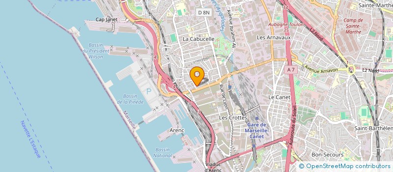 localisation de l'entreprise MONSIEUR AYOUB JAMLI à MARSEILLE
