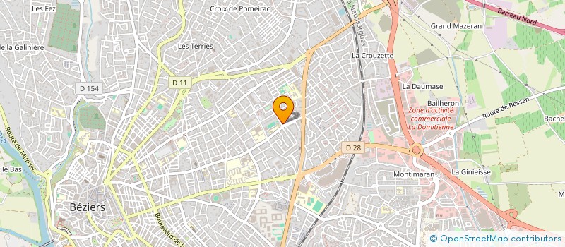 localisation de l'entreprise MONSIEUR AYOUB JOUHARI à BEZIERS