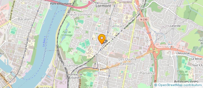 localisation de l'entreprise MONSIEUR AYOUB KAMLI  LORMONT