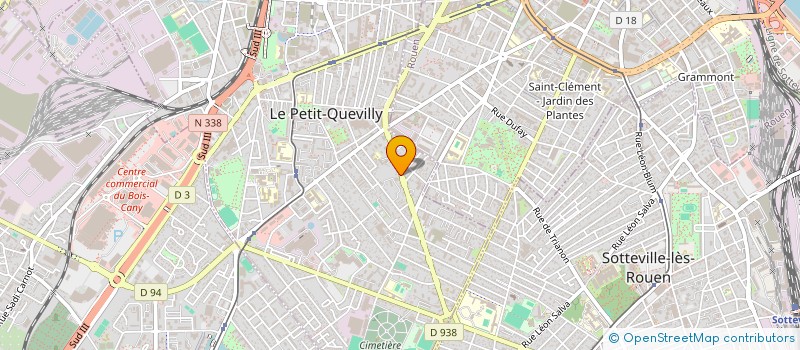 localisation de l'entreprise MONSIEUR AYOUB KARBID  LE PETIT-QUEVILLY
