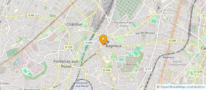 localisation de l'entreprise MONSIEUR AYOUB KARIM à BAGNEUX