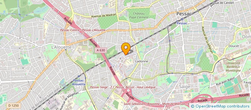 localisation de l'entreprise MONSIEUR AYOUB KARIOUH à PESSAC