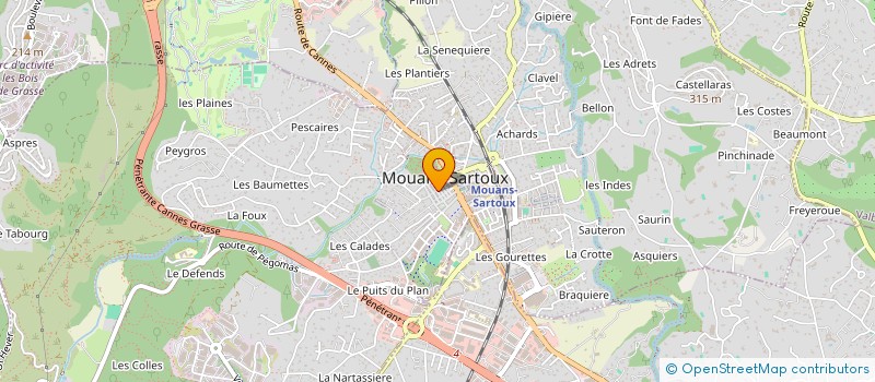 localisation de l'entreprise MONSIEUR AYOUB KHEMIRI  MOUANS-SARTOUX