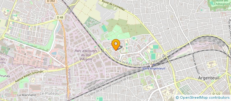 localisation de l'entreprise MONSIEUR AYOUB LAAQUIL  ARGENTEUIL