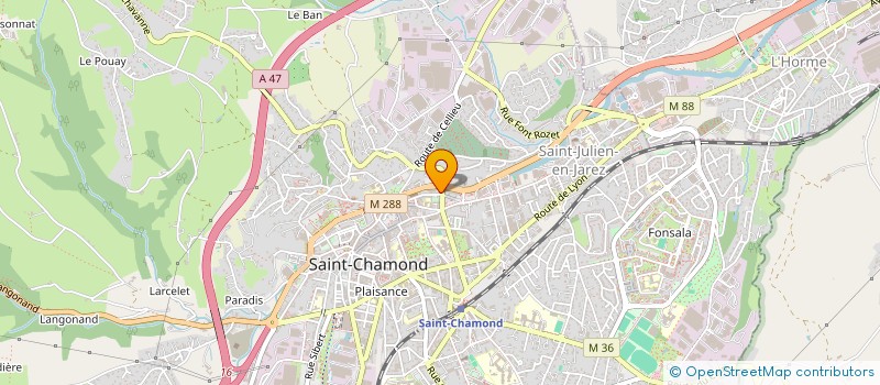 localisation de l'entreprise MONSIEUR AYOUB LAGHZIOUI  BONNEVILLE