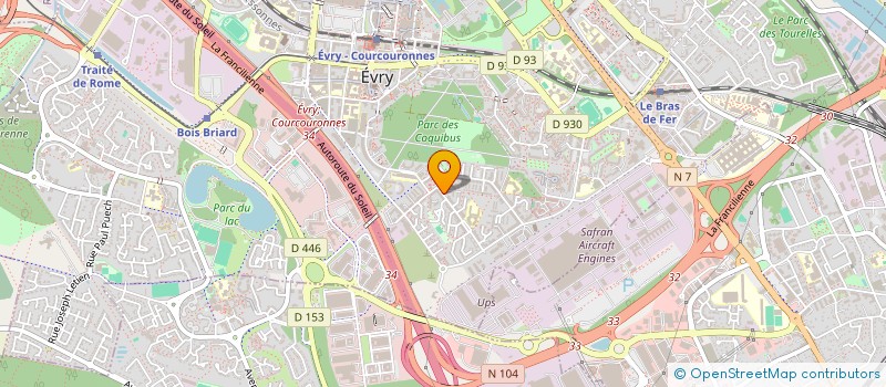 localisation de l'entreprise MONSIEUR AYOUB LAHIOUL  EVRY-COURCOURONNES